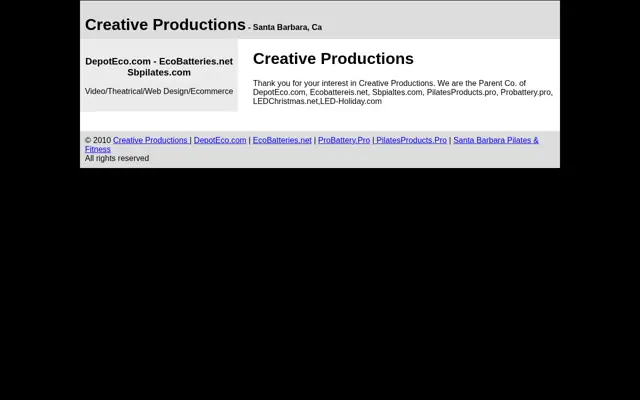 SBCreative.com — 2010